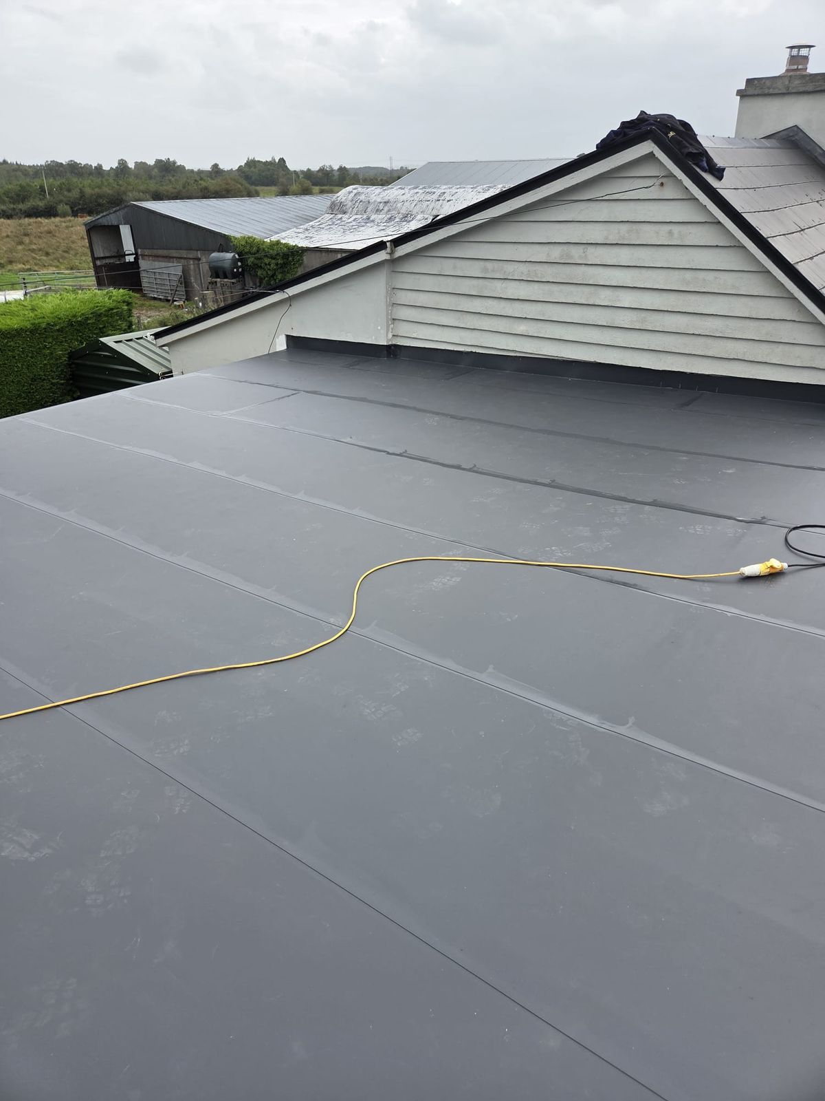 Flat roofing project by GN Roofing